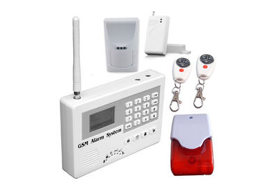 Les systèmes d'alarme sans fil d'intrusion de GSM avec le fil tapent 24 heures de zone