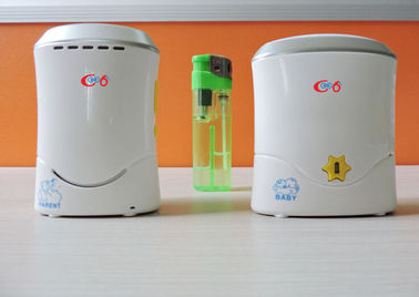 Moniteur audio sans fil portatif de bébé de taille de paume, moniteur bi-directionnel de bébé d'entretien