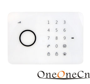 Les systèmes d'alarme visuels de contact de porte de téléphone de SMS APP avec le RFID touchent le clavier numérique