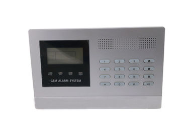 8 ont câblé des zones de + panneau de commande sans fil d'alarme de maison 99 zones GSM avec l'affichage d'affichage à cristaux liquides
