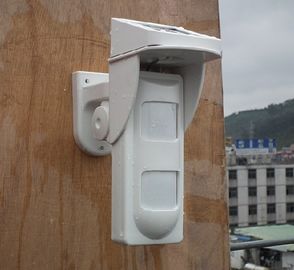 Détecteurs de mouvement extérieurs d'alarme avec technologie indépendante de détection de l'élément PIR d'énergie solaire la double